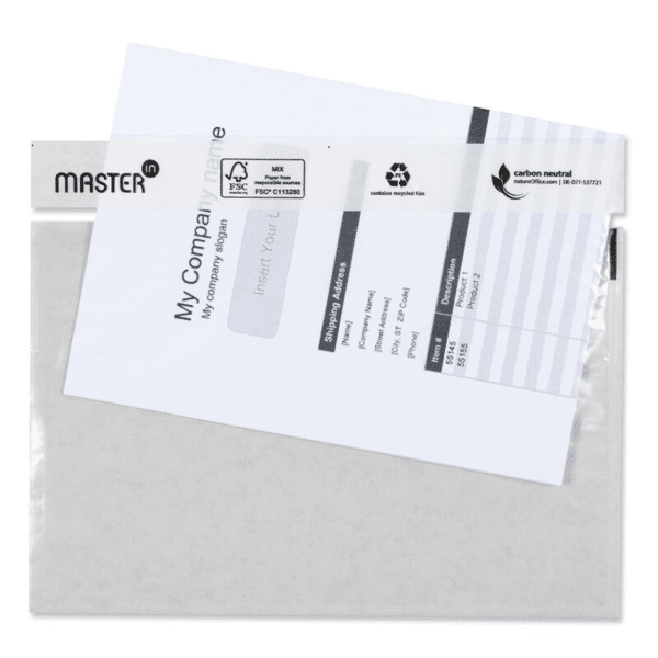 Paklijstenveloppen C5 Onbedrukt 240 x 185 mm - Afbeelding 2