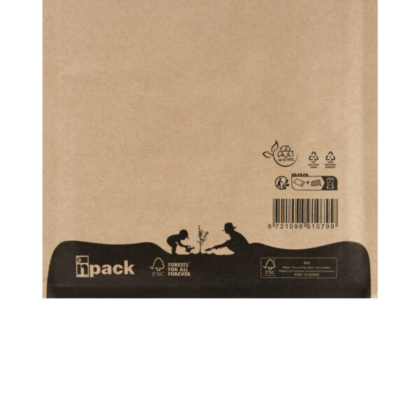 E15 Luchtkussen Enveloppen ECO Bruin - 220 x 260 - Afbeelding 2